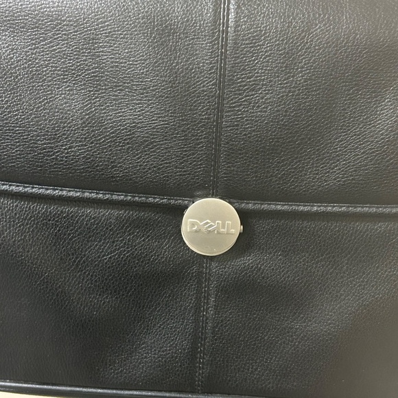 Dell Leather Laptop Bag - Black - Picture 9 of 10